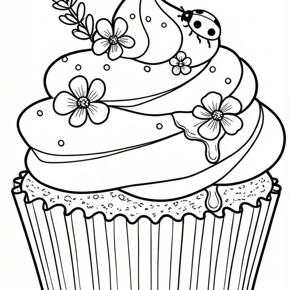 The Cozy Meadow - A Cottagecore Coloring Book: for Teens and Adults