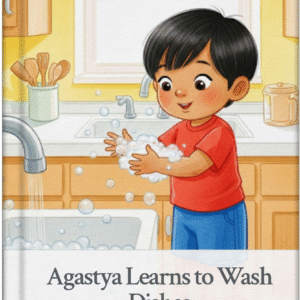 Agastya Learns to Wash Dishes