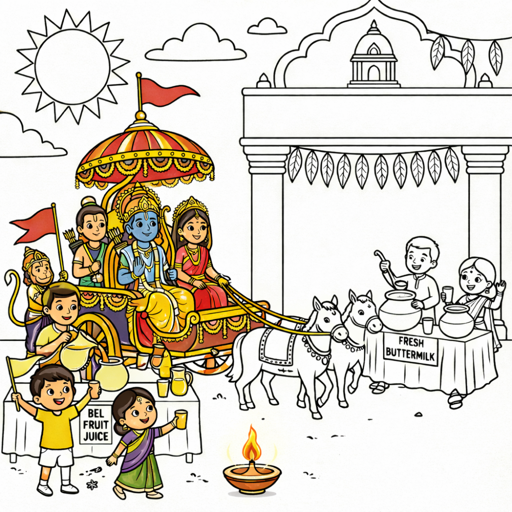 Read, Color & Learn: Indian Festivals with DIY Activities - Part 1
