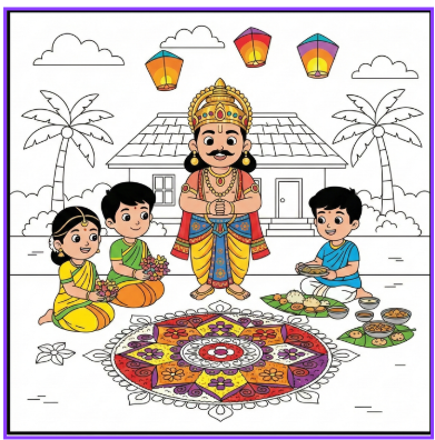 Read, Color & Learn: Indian Festivals with DIY Activities - Part 2